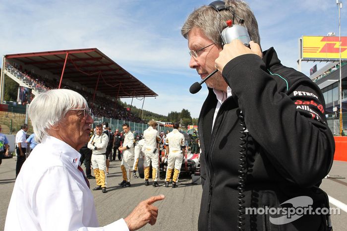 O novo diretor executivo da Fórmula 1, Ross Brawn disse que não poderia trabalhar com o ex-chefe Bernie Ecclestone, mas insiste que nunca fez disso uma condição para assumir o cargo: 