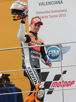 Podio: tercer lugar Casey Stoner, Repsol Honda Team
