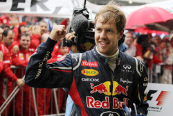 Sebastian Vettel, Red Bull Racing celebrates his World Championship in parc ferme