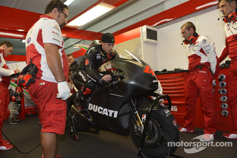 Andrea Dovizioso tes akhir musim bersama Ducati