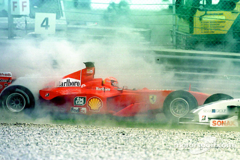 Unfall: Michael Schumacher, Ferrari