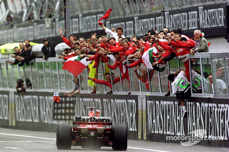 Michael Schumacher takes win