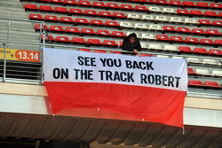 Banner voor Robert Kubica (POL)