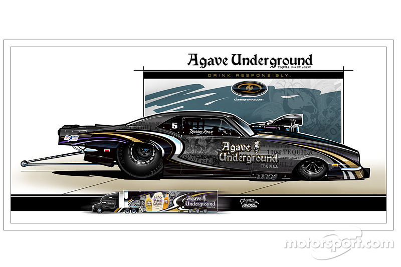 Agave Underground Tequila sponsort Danny Rowe Racing