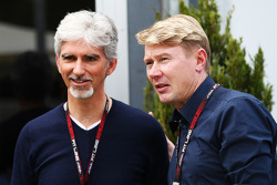 Damon Hill, Sky Sports-presentator met Mika Hakkinen