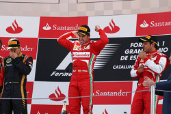Подіум: 1. Фернандо Алонсо, Ferrari. 2. Кімі Райкконен, Lotus-Renault. 3. Феліпе Масса, Ferrari