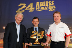 Hugues de Chaunac (ORECA), Pierre Fillon (ACO) et Bart Hayden (Rebellion)