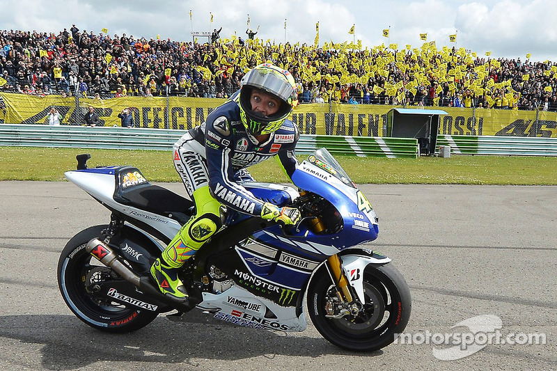 Ganador de la carrera Valentino Rossi, Yamaha Factory Racing