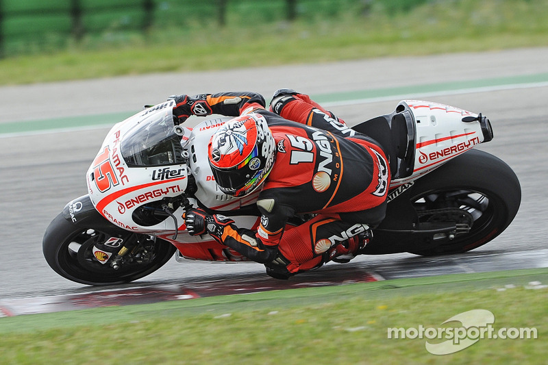 Alex de Angelis test de Pramac Ducati