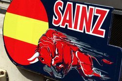 placa de pit for Carlos Sainz Jr., Scuderia Toro Rosso piloto de testes
