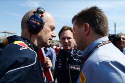 Adrian Newey, Red Bull Racing director técnico con Christian Horner, director del equipo Red Bull Ra
