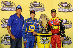 Michael Waltrip, Clint Bowyer and Martin Truex Jr.