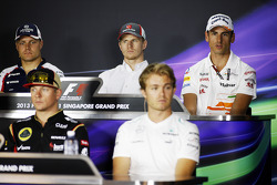 The FIA Press Conference, Williams; Nico Hulkenberg, Sauber; Adrian Sutil, Sahara Force India F1; Ki