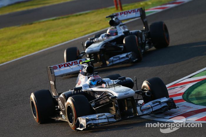 Su primer compañero fue Pastor Maldonado