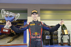 Race winner and 2013 champion Daniil Kvyat
