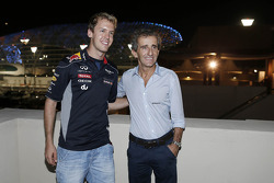 Sebastian Vettel, Red Bull Racing, avec Alain Prost
