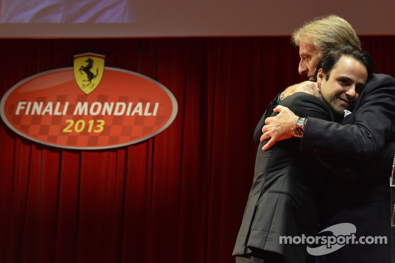 Felipe Massa y Luca di Montezemolo