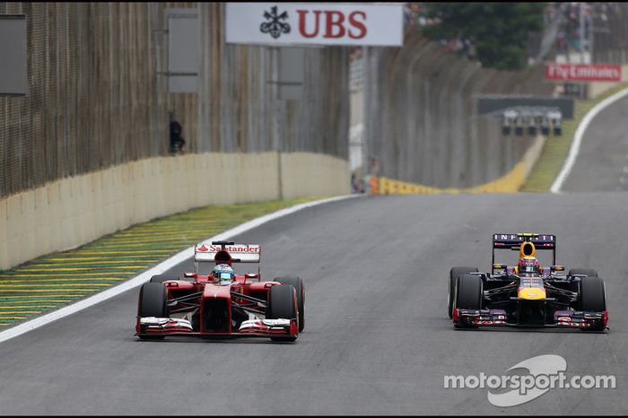 Fernando Alonso, Scuderia Ferrari y Mark Webber, Red Bull Racing