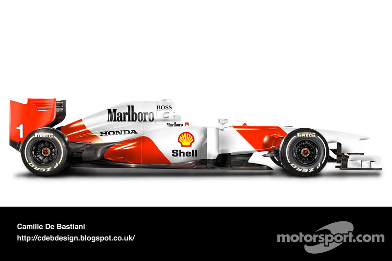 Ретро-дизайн боліду Ф1: McLaren 1992
