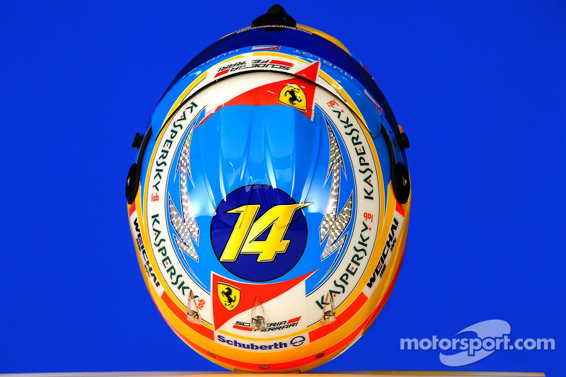 Casco de Fernando Alonso, Scuderia Ferrari