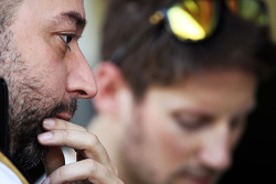 Gérard Lopez avec Romain Grosjean