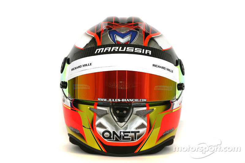 Il casco di Jules Bianchi, Marussia F1 Team