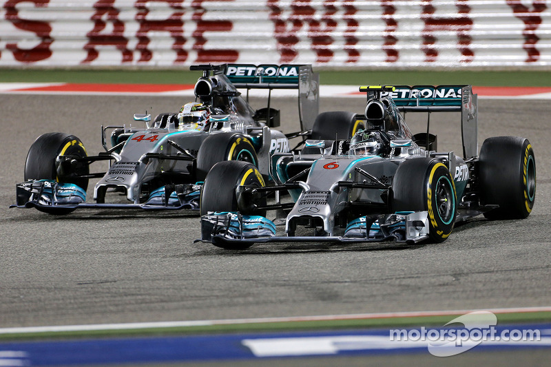 Lewis Hamilton, Mercedes AMG F1 Team et Nico Rosberg, Mercedes AMG F1 Team  06