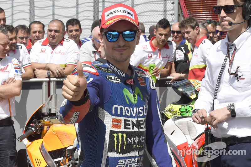Ganador e la pole Jorge Lorenzo, Yamaha Factory Racing