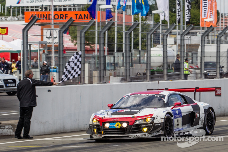 #4 Phoenix Racing Audi R8 LMS ultra: Christopher Haase, Christian Mamerow, René Rast, Markus Winkelh