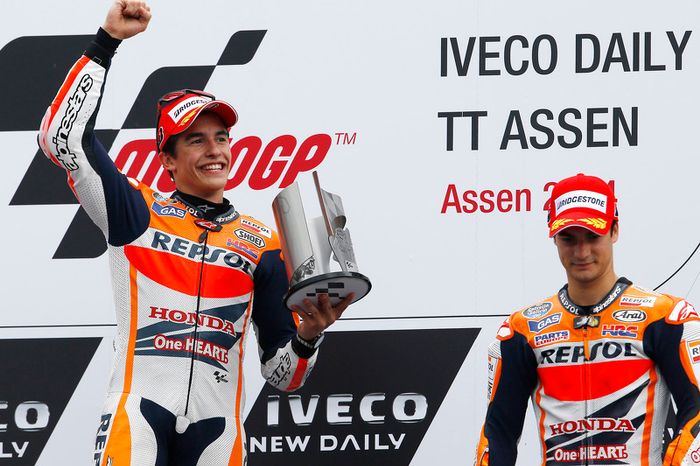 Carrera ganador Marc Márquez, el tercer puesto de Dani Pedrosa
