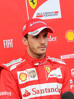 Jules Bianchi, Ferrari Test Driver with the media
