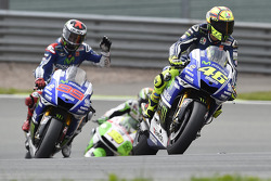 Valentino Rossi y Jorge Lorenzo