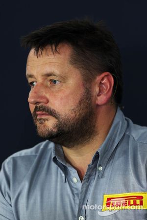 Paul Hembery, director de Pirelli Motorsport en la conferencia de prensa de la FIA