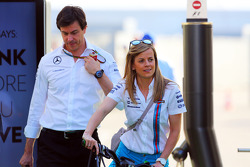 Susie Wolff avec son mari Toto Wolff