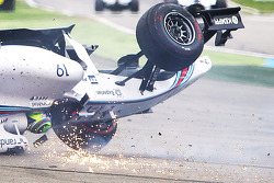 Felipe Massa, Williams F1 in a big crash
