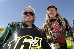 John Force and Courtney Force