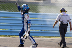 Race winner A.J. Allmendinger, JTG Daugherty Racing Chevrolet