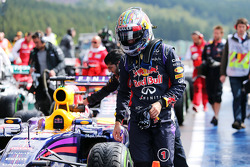 Sebastian Vettel, Red Bull Racing RB10 in parc ferme