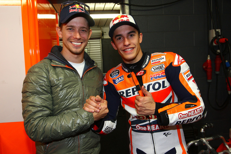 Casey Stoner en Marc Marquez