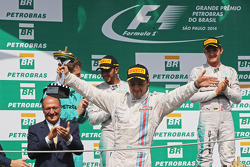 Felipe Massa fête sa troisième place sur le podium