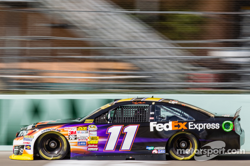 Denny Hamlin (Gibbs-Toyota): Dritter mit P7 im Rennen