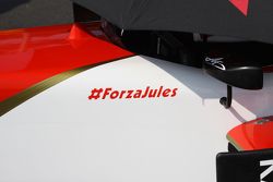 Mensagem de apoio a Jules Bianchi