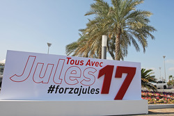 Un message de soutien pour Jules Bianchi