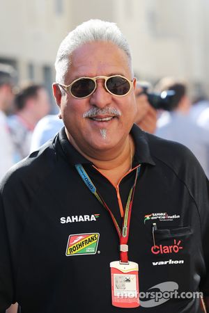 Dr. Vijay Mallya, dueño del Sahara Force India F1 Team