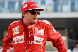 Kimi Raikkonen, Ferrari en el desfile de pilotos