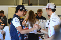 Lance Stroll, Williams ve Esteban Ocon, Force India F1