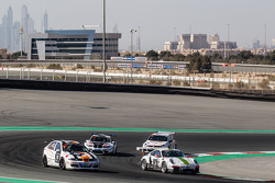 #90 Car Point S Racing Schmieglitz Seat Leon Supercopa: Daniel Schmieglitz, Cyndie Allemann, Heino Bo Frederiksen, Axel Wiegner, Heinz Jürgen Kroner, #26 Black Falcon Porsche 991 Cup: Saud Al Faisal, Anders Fjordbach, Keita Sewa, Andreas Weishaupt, Patric
