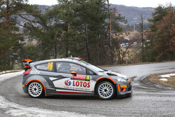 Robert Kubica et Maciek Szczepaniak, Ford Fiesta WRC