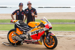 Дани Педроса и Марк Маркес. Презентация repsol honda, презентация.