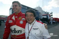 Ross Brawn y de Bridgestone, Hirohide Hamashima